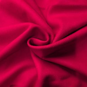 Fire Red Melton Pendleton Wool by the yard X 58" wide