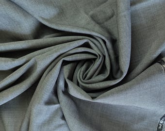 Inky Black Superfine Wool 57" X 58" wide
