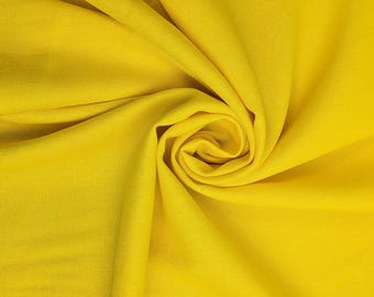 Daffodil Yellow Pennsic Linen 57" wide by the yard