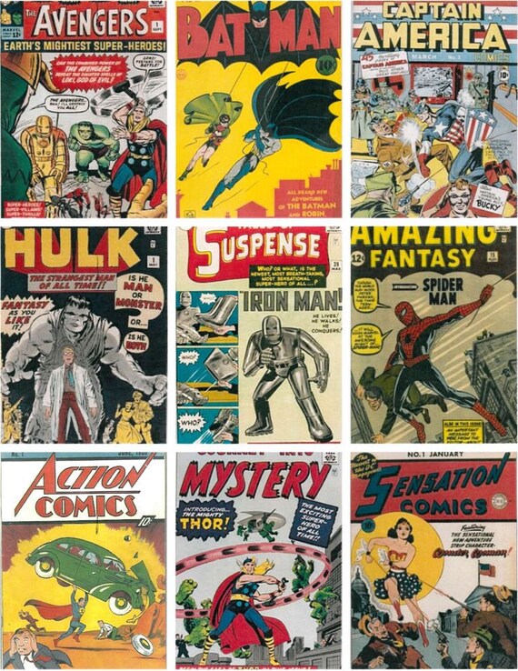 Examples Of The Use Of Cue A In Comic Book Covers Left To Right From Download Scientific Diagram