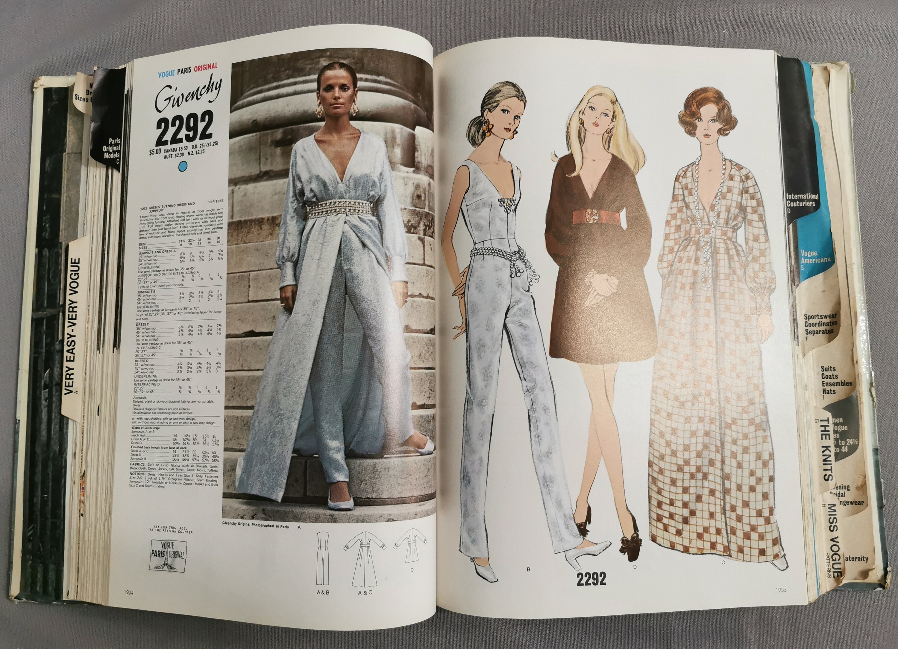 Rare Vintage Vogue Pattern Counter Catalogue Book Spring 1971 Etsy UK