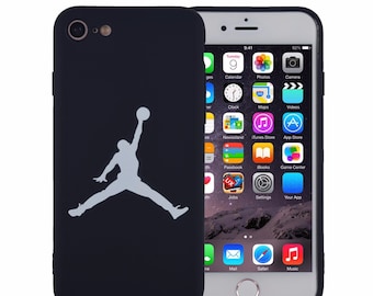 Black Soft Silicone Case with Basketball Player for iPhone 7/ 8/ SE2020/ XS/ XR/ 11/ 11 PRO/ 11 Pro Max/ 7 Plus/ 8 Plus