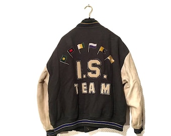 Vintage Issey Miyake Tsumori Chisato Sport Flags Stadium Jacket