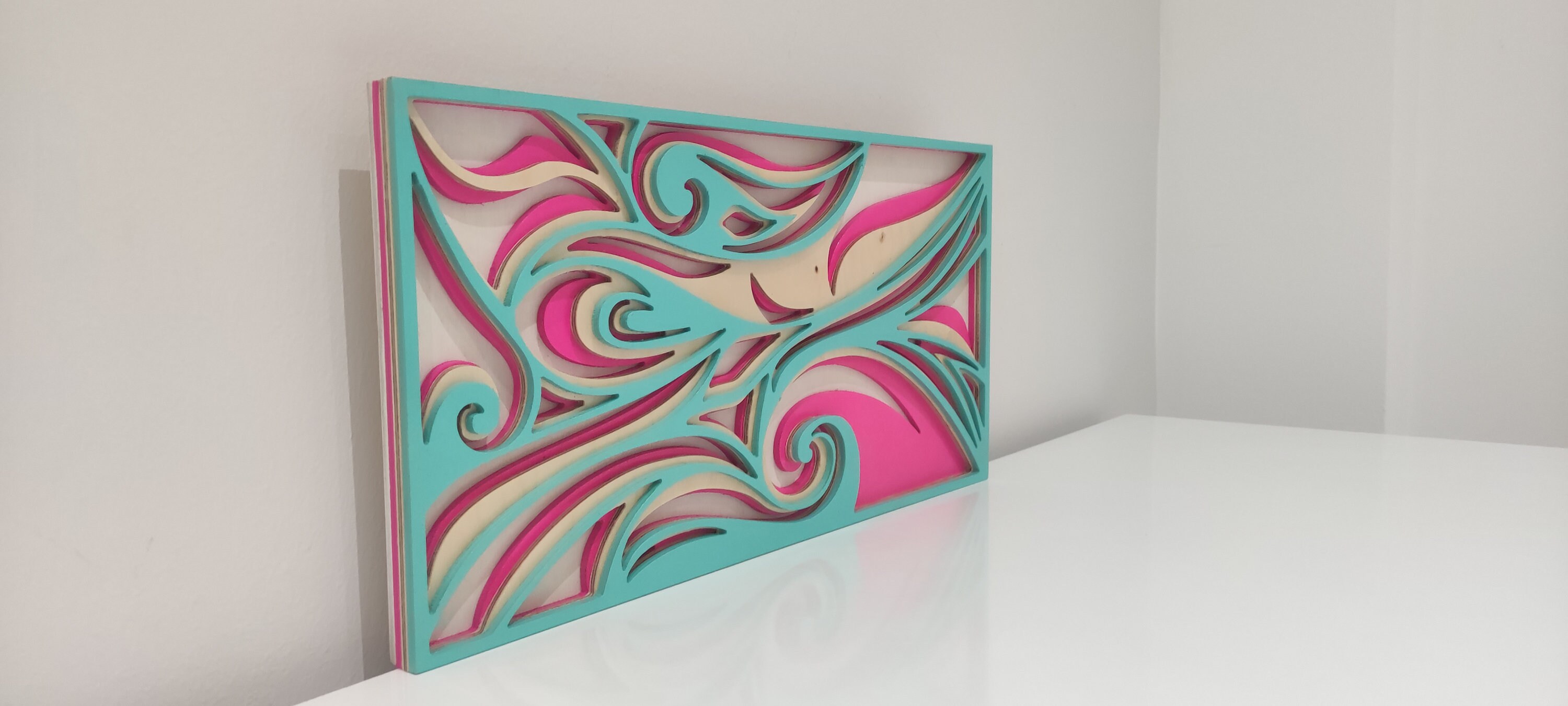 3D Layered Wood Wall Art Mandala Multi Layer Abstract Art Wall - Etsy