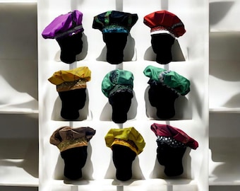 Gala hat for Santeria Orishas, Yoruba, Lucumí, Rule of Osha
