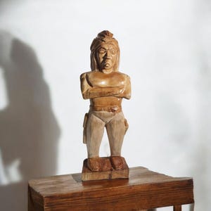 muñeco Indio de madera , Santería , Ifa , Osha , Palo Mayombe