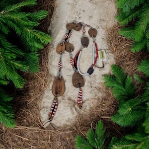 African ekuele, Shango, Ifa seed, opele egbere. Santeria Babalawo