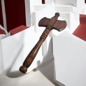 Double-bladed axe for the Orisha Shangó, Changó Deity Santería, Yoruba Pantheon