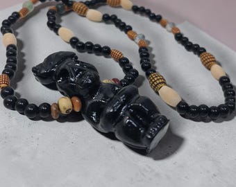 Egguns protection amulet ritualized Vodun pendant, secrets of Fon vodoun, Contact with the egguns