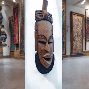 African mask (African art) Art gallery - vodun