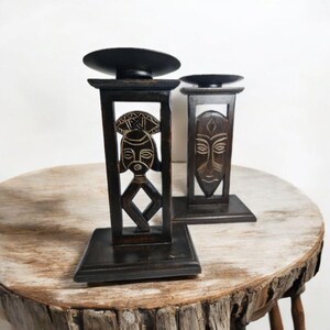 Castiçais africanos, Arte africana, Galeria de arte, feito à mão