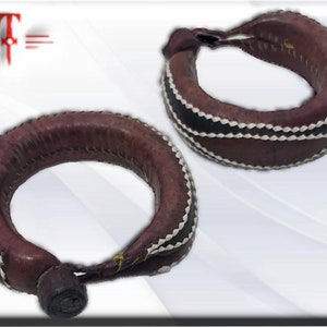 Protection leather bracelet, Original from Benín Protection, amulet image 3