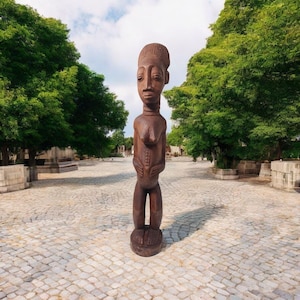 Yoruba-vrouwenfetisj, traditionele Afrikaanse kunst, Nigeria