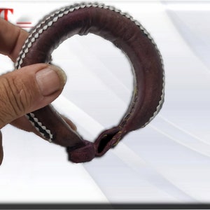 Brazalete de cuero proteccion , Original from Benín Protection , amuleto imagen 5