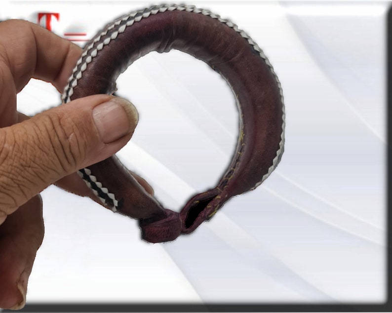 Protection leather bracelet, Original from Benín Protection, amulet image 5