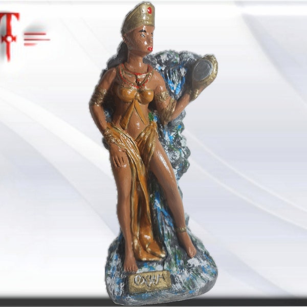 Orixa Oxum Statue, Santeria, Palo Mayombe, Candomble, Kimbisa Umbanda, Yoruba Pantheon, 7 African Powers, Afro-Brazilian