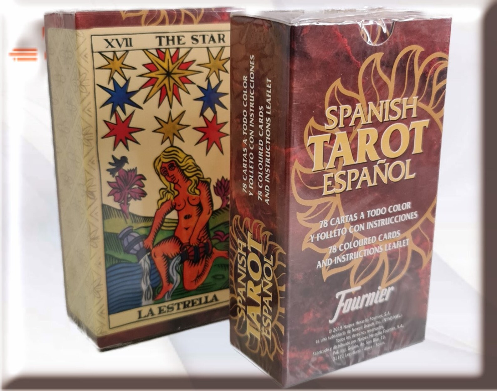 Spanish Tarot Español 78 Tarot Cards With Instruction Etsy