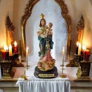 Virgin of the Snows, Catholic Saints and Virgins, Religious Products