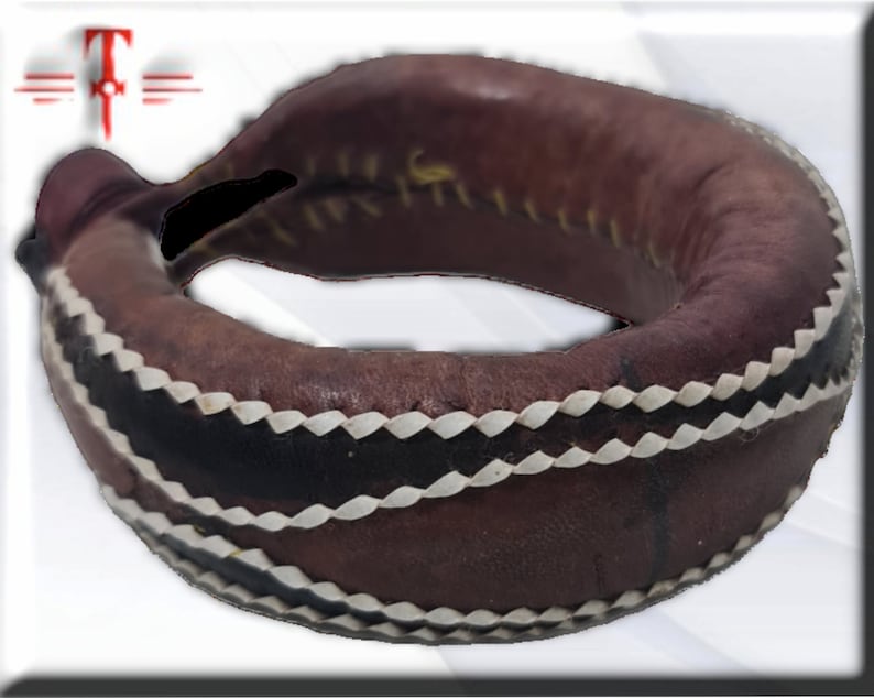 Brazalete de cuero proteccion , Original from Benín Protection , amuleto imagen 4