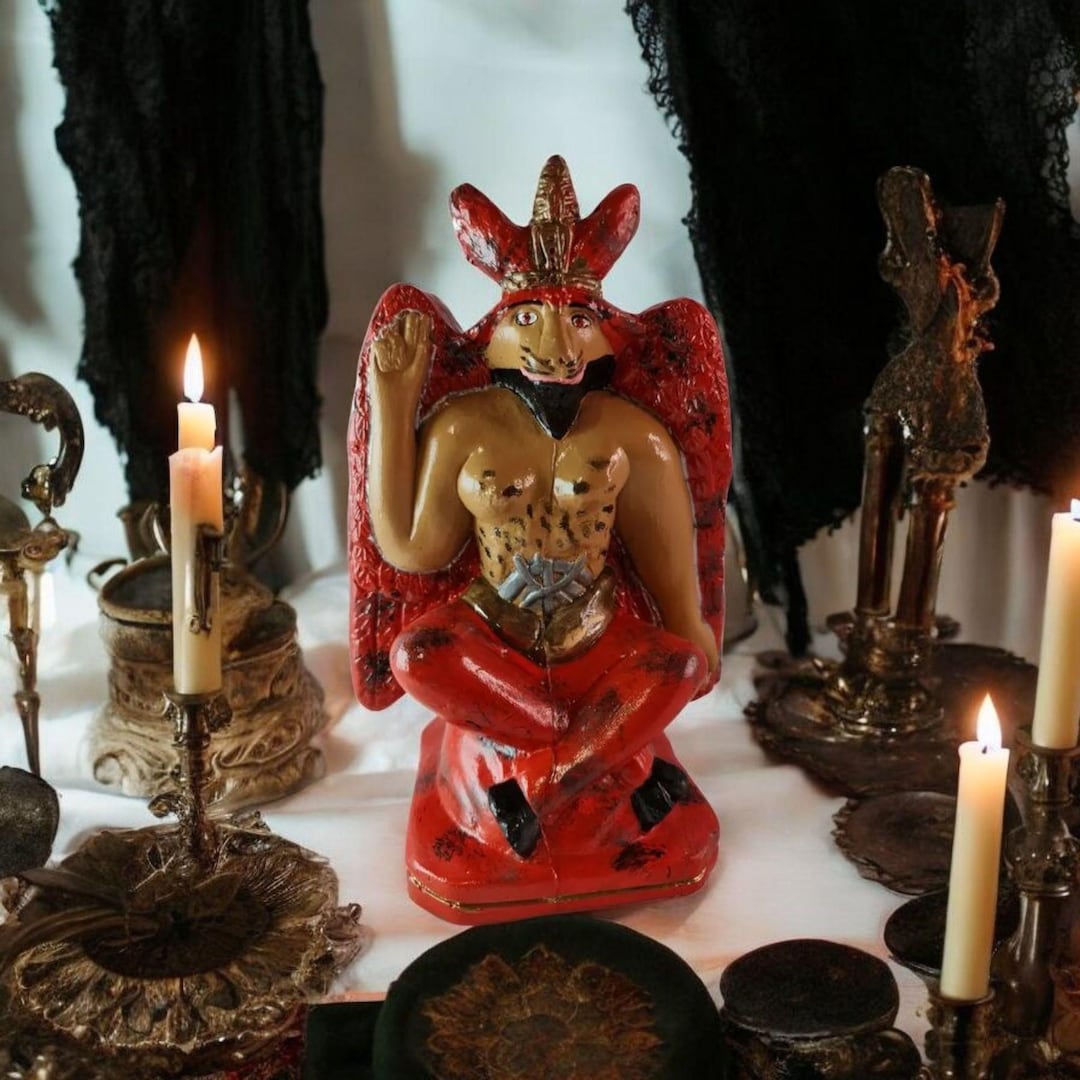 Exú Beelzebub Plaster Figure, Candomble, Kimbisa, Umbanda - Etsy
