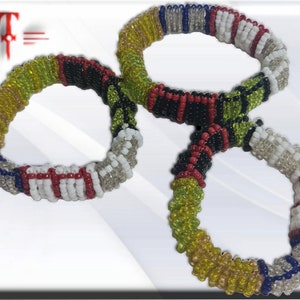 Elastic bracelet of the 7 orishas, Ildés Mazo of the 7 African powers, Yoruba Deities, Santería