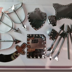 Tools of the orisha Oggan, nickel plated - santeria