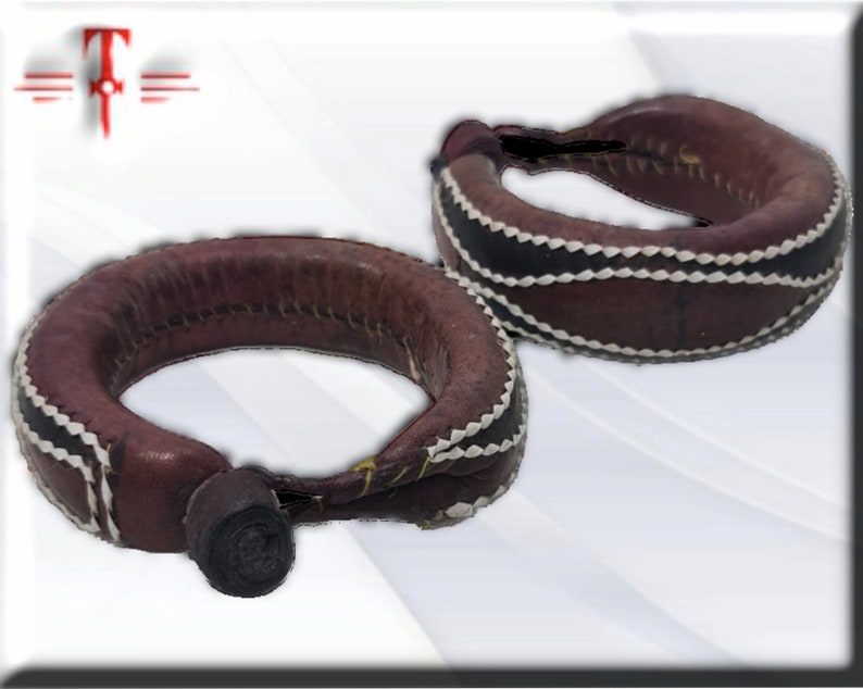 Protection leather bracelet, Original from Benín Protection, amulet image 2