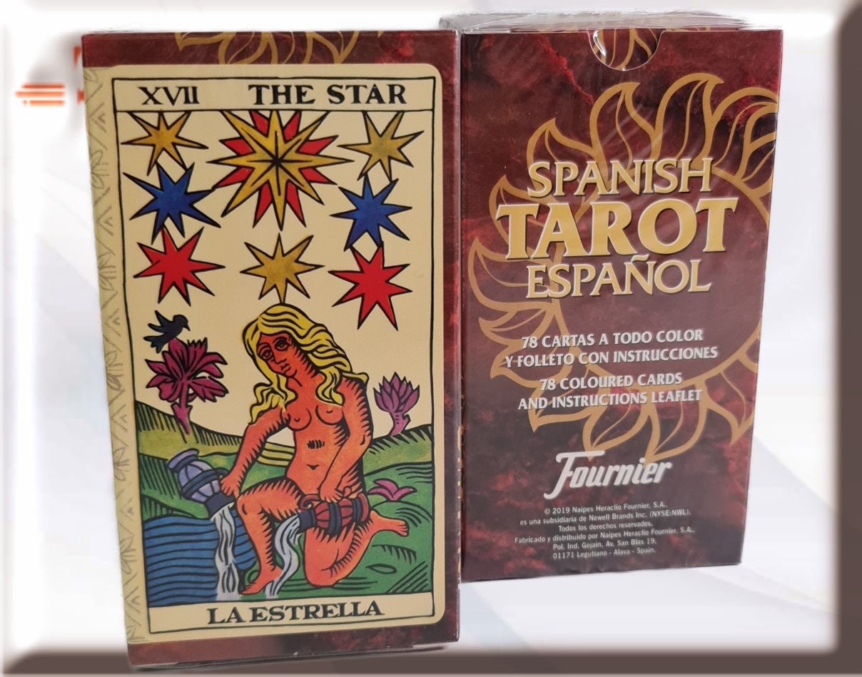 Spanish Tarot Español 78 Tarot Cards With Instruction Etsy