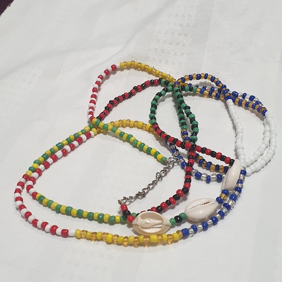 Collar de bandera mayombe - Etsy España