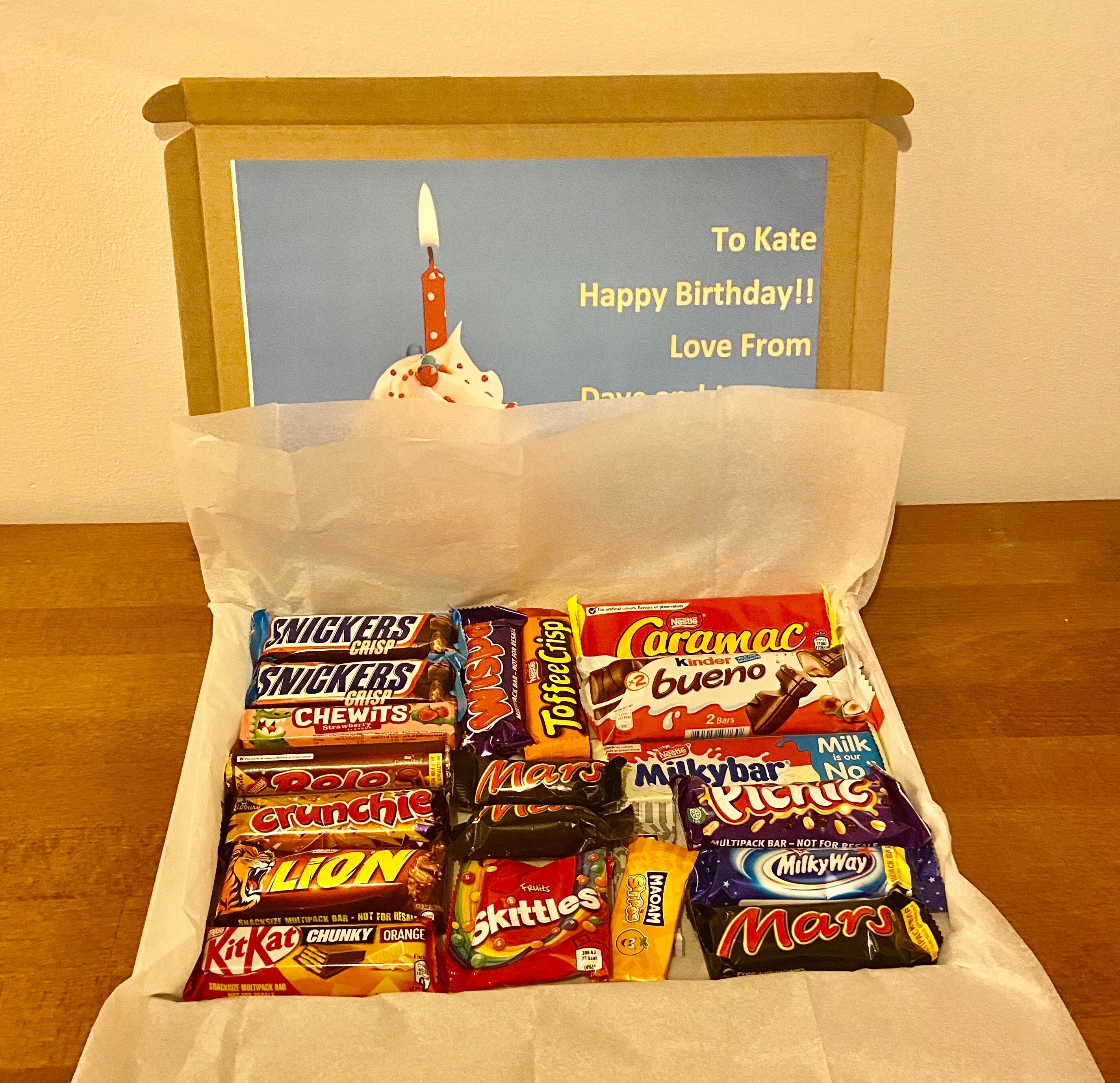 Happy Birthday Sweet Hamper Gift Box Etsy