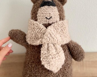 Knitting Pattern • Cozy Buddy Bear
