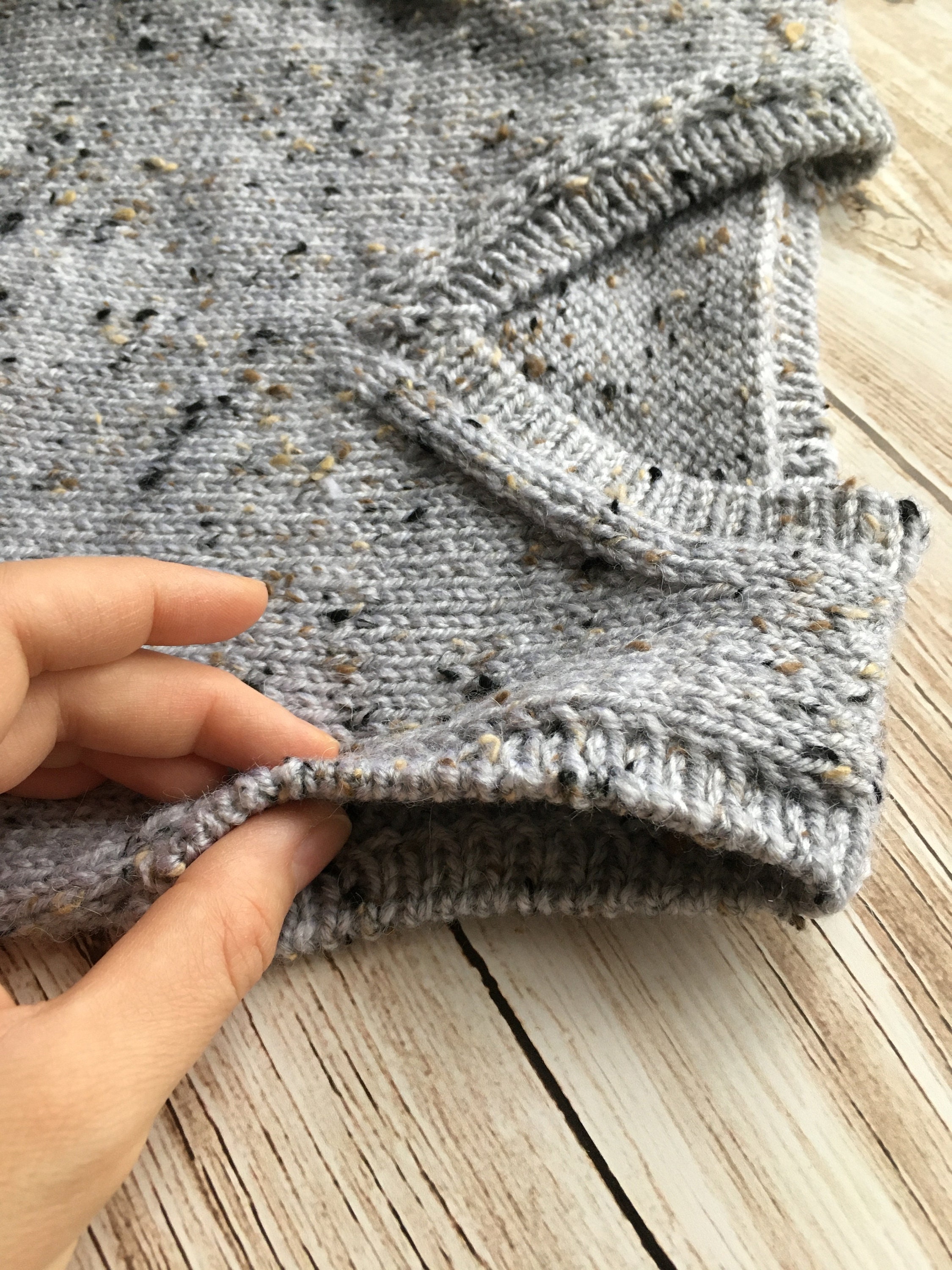 Knitting Pattern Warm Tweed Vest Vest for Babies and Kids