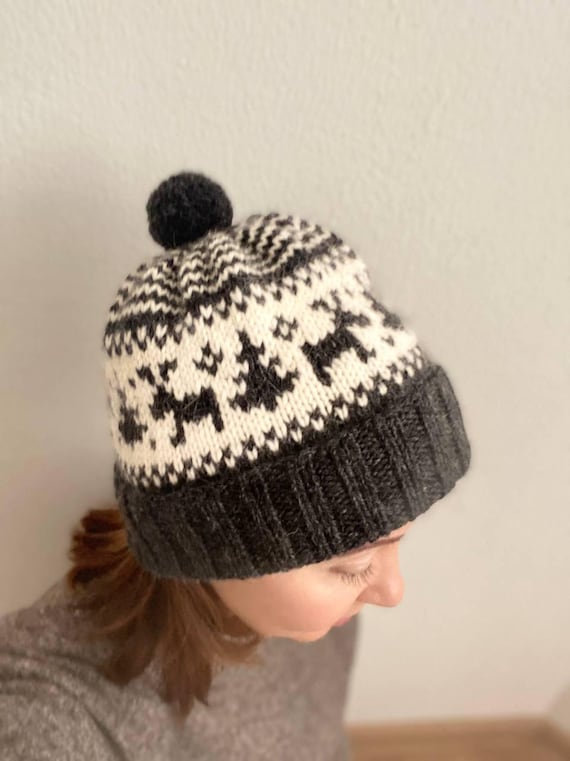Cozy Nordic-inspired Hand-knit Hat - Made to Order - Etsy Cozy Nordic-inspired Hand-knit Hat - Made to Order - Etsy
