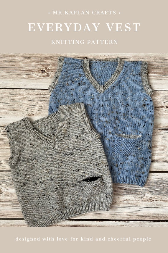 TODAYFUL】Mottle Yarn Knit Vest