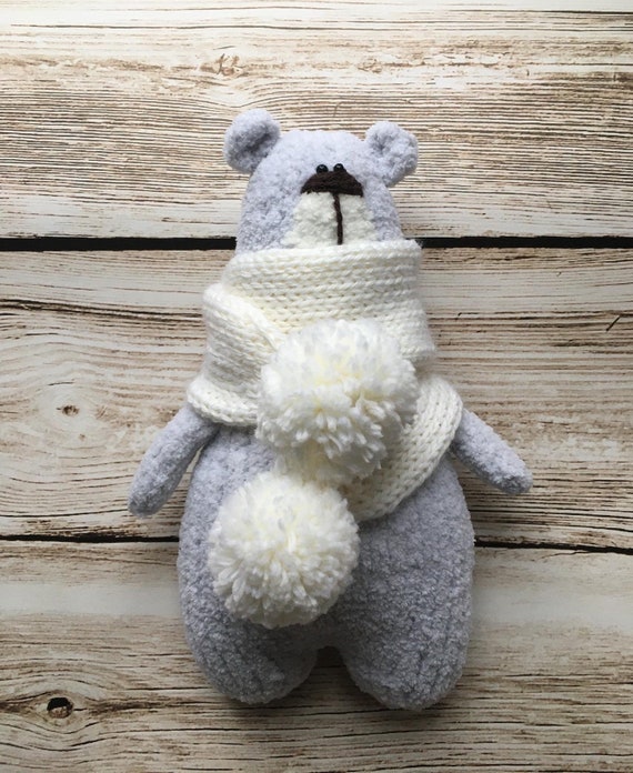 Teddy bear scarf knitting pattern hotsell