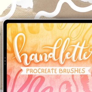 HANDLETTER BRUSH SET || For Procreate