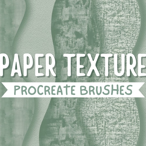 Paper Texture Brushes for Procreate / Set of 14 Brushes / - Etsy