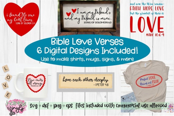 Download Bible Love Verses A Bible Verse Svg Bundle For Cricut Etsy PSD Mockup Templates