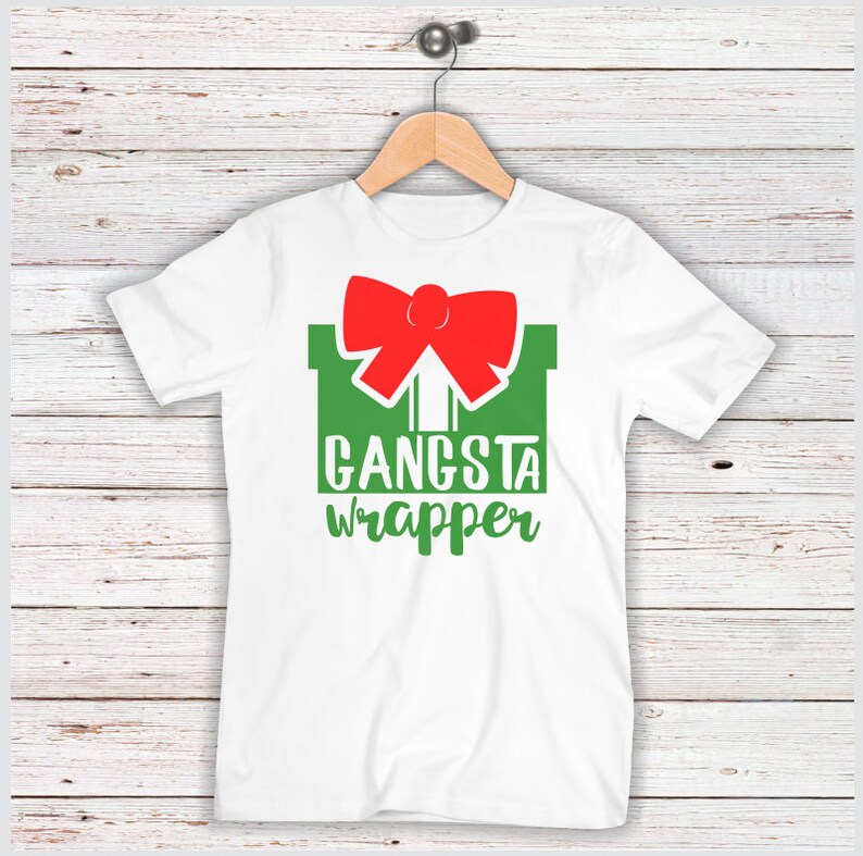 Download Christmas SVG Funny SVG Gangsta Wrapper SVG Cricut ...
