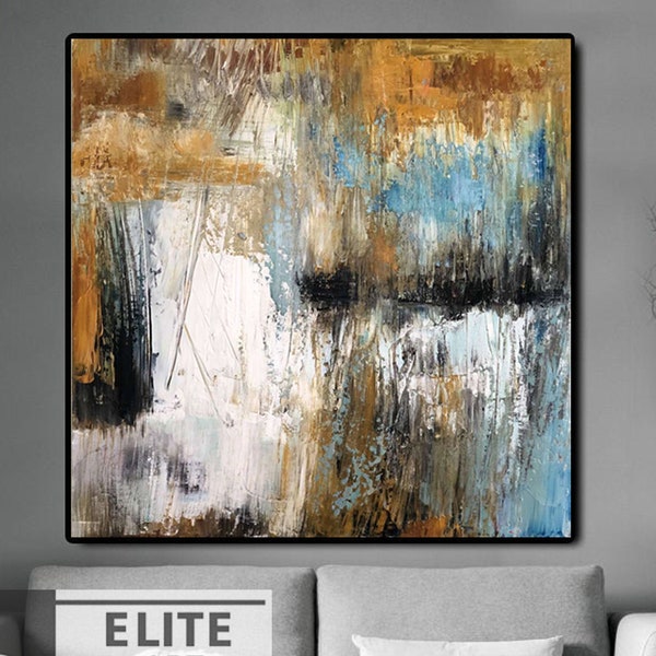 Large Original Colorful Painting On Canvas Abstract Fine Art Modern Oil Handmade Painting Contemporary Wall Art for Living Room Wall Decor