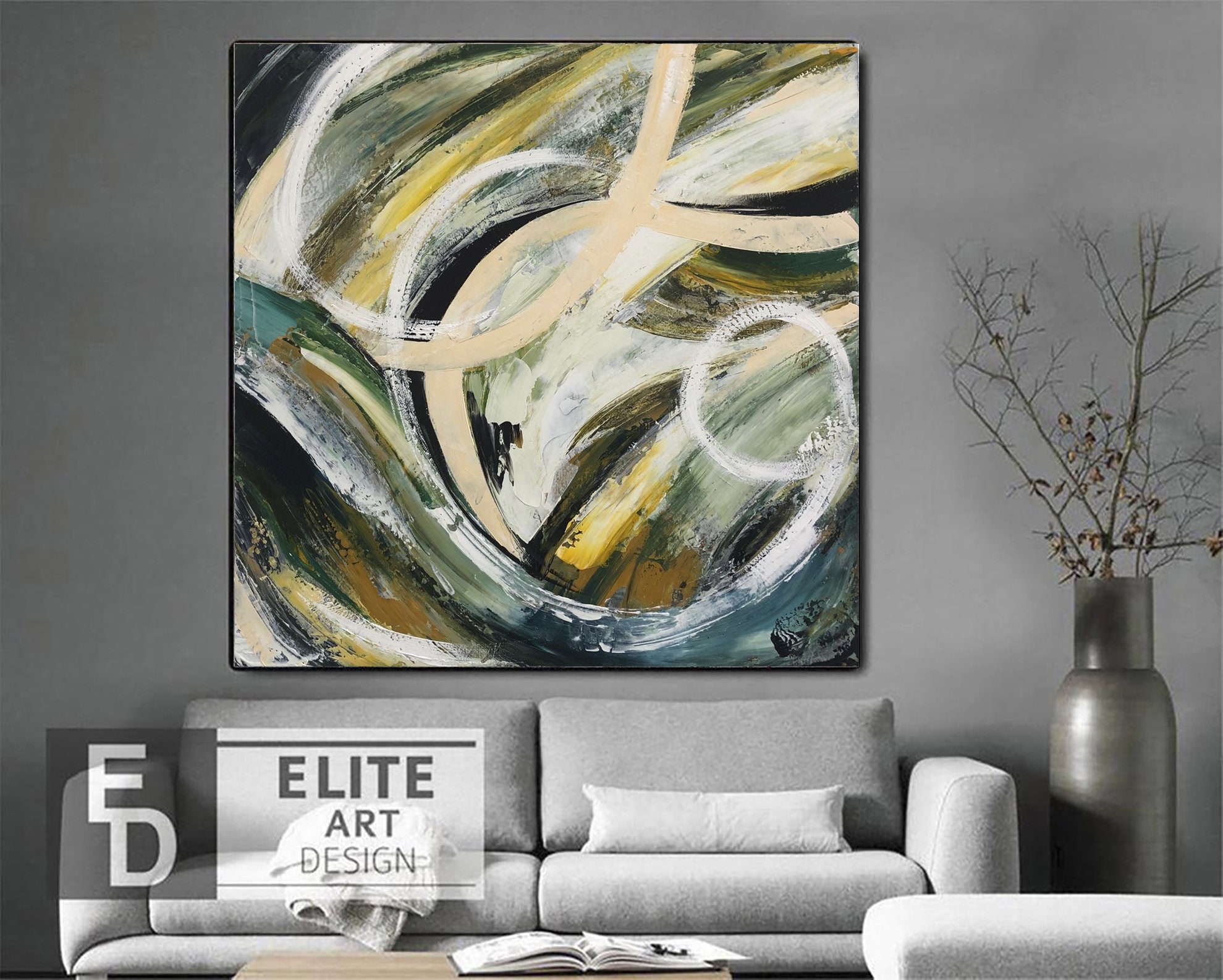 Extra Large Canvas Art Abstract Paintings On Canvas Large Etsy