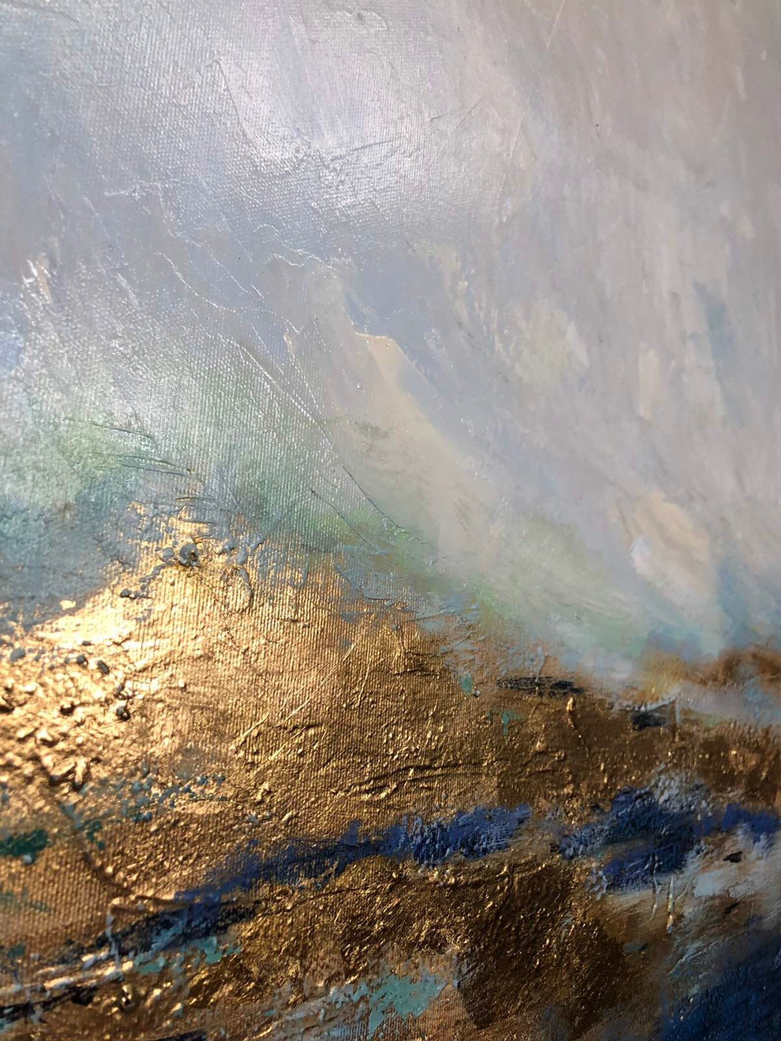 Extra Large Paintings on Canvas Original Oil Painting Gray Etsy