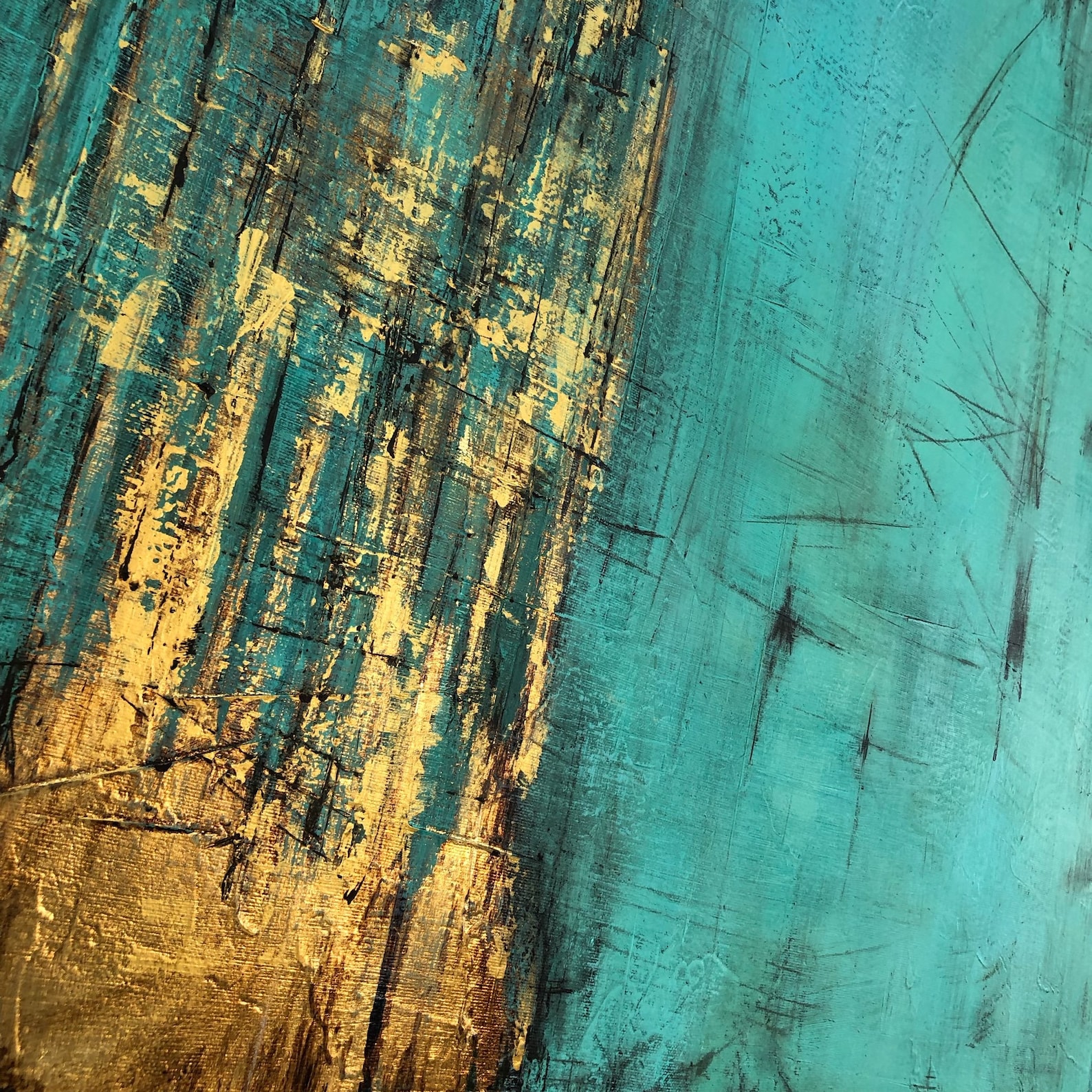 Large Artwork for Wall Abstract Painting Original Large Blue Etsy