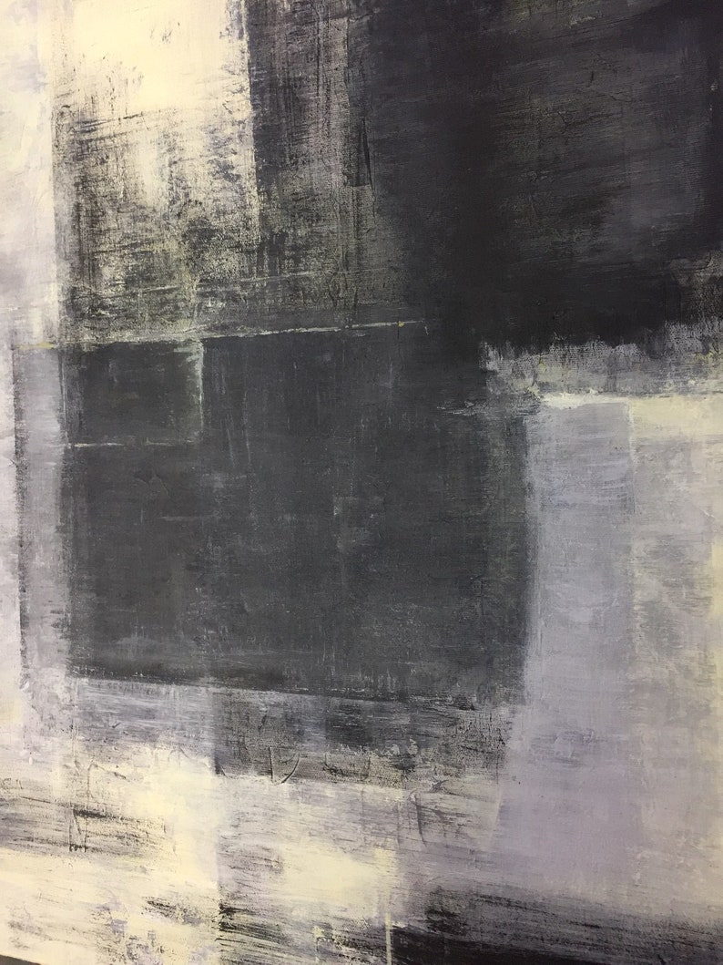Oil Painting Original Large Black Art Canvas Abstract Painting Etsy