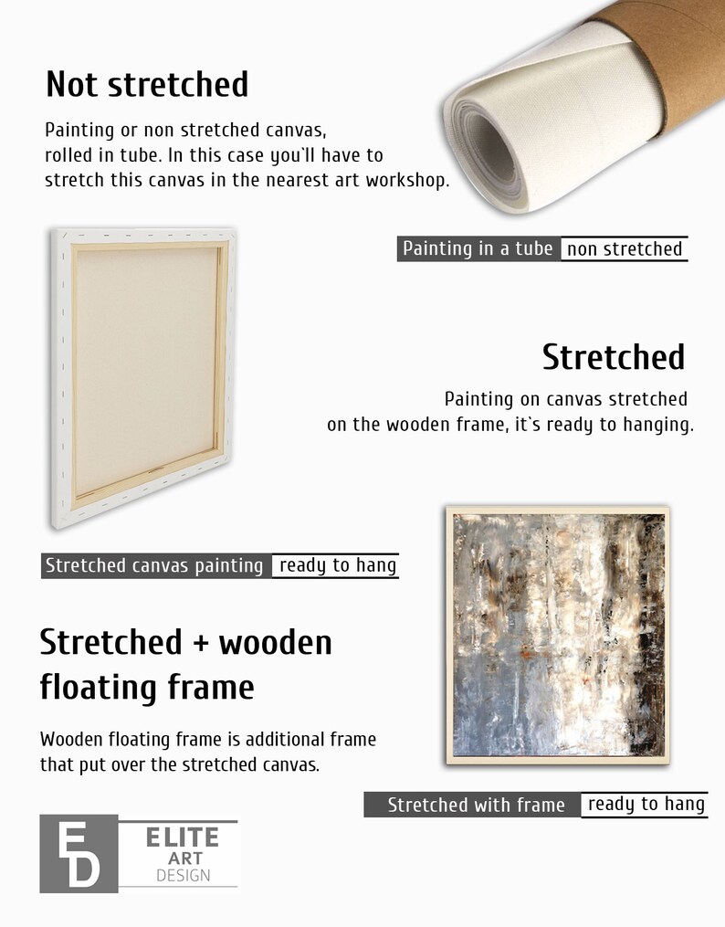 Large Framed Art Sea Horse Painting Abstract Modern Canvas Golden Leaf Gray Wall Art Modern Paintings Oversized Wall Art Kitchen