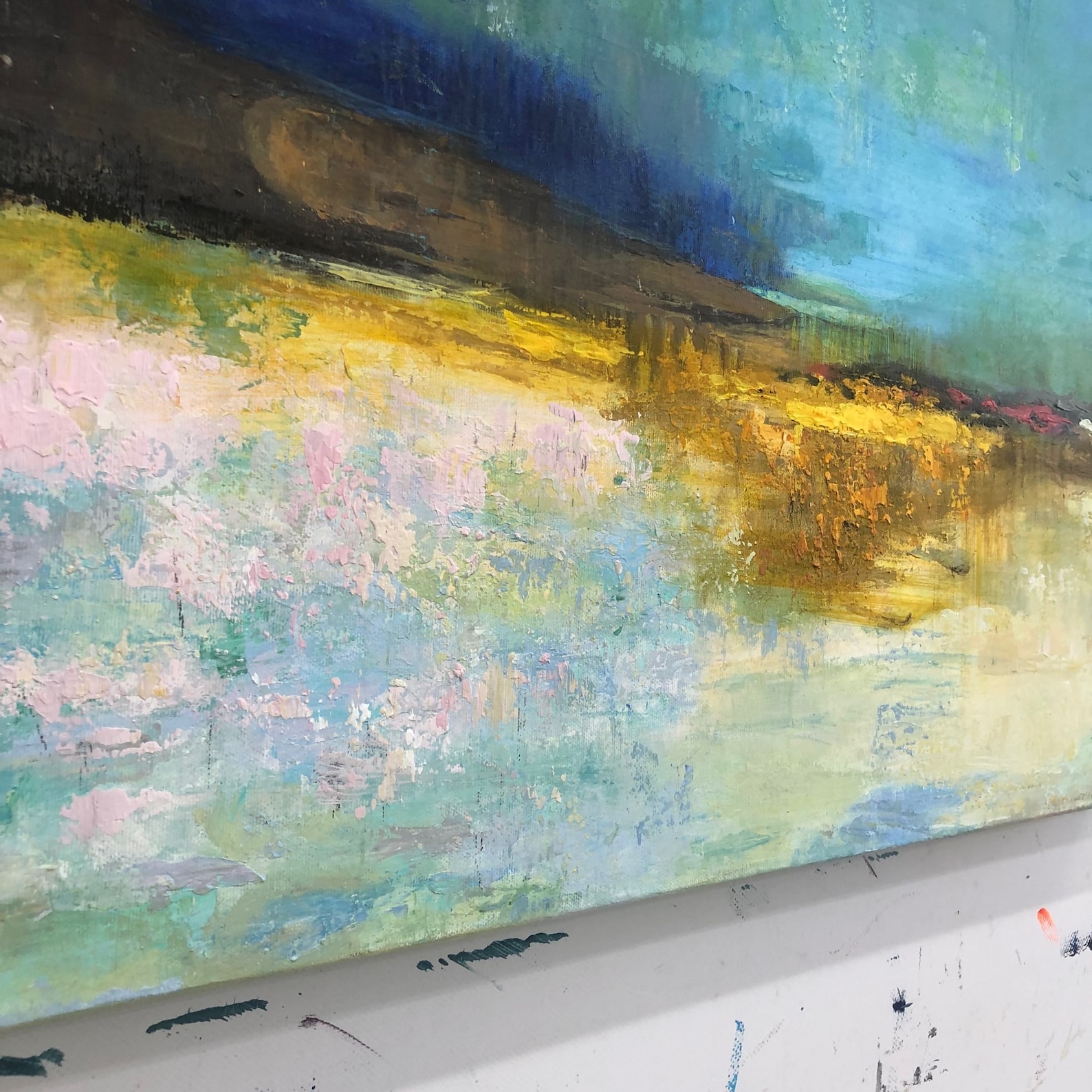 Oversized Abstract Wall Art Vibrant Abstract Paintings on Etsy