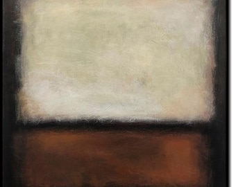 Mark Rothko Style Abstract Acrylic Painting On Canvas Oil Painting Original Textured Handmade Painting Minimalist Decor