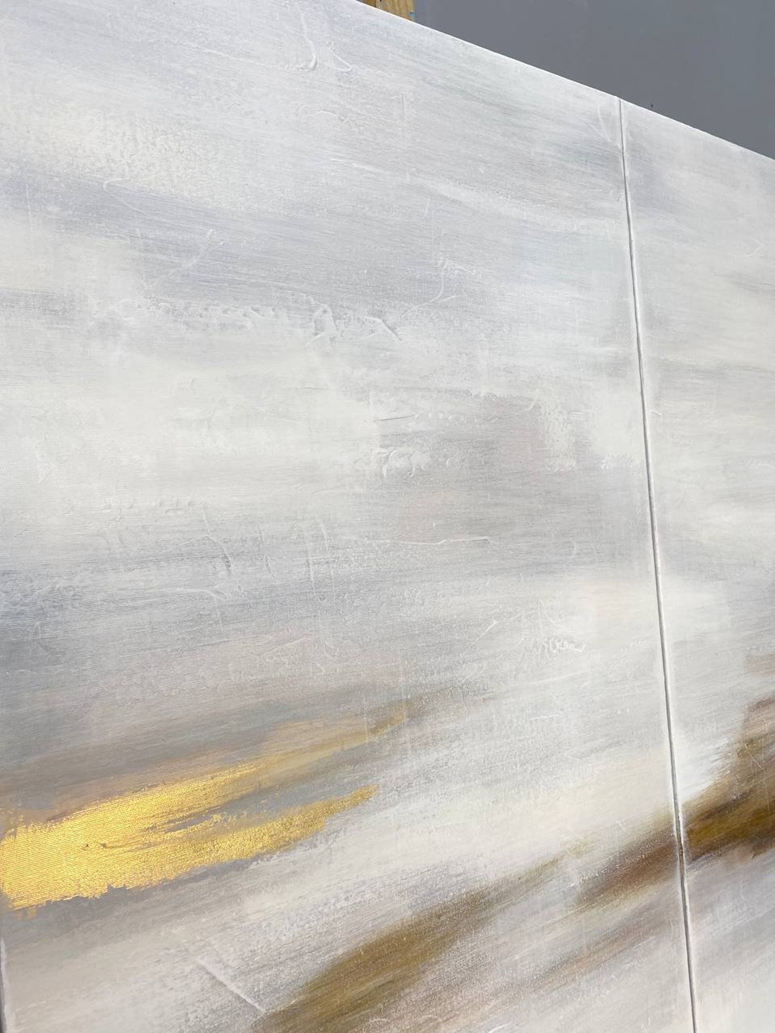 Large Original Artwork Living Room Wall Decor Set of 3 Large Etsy