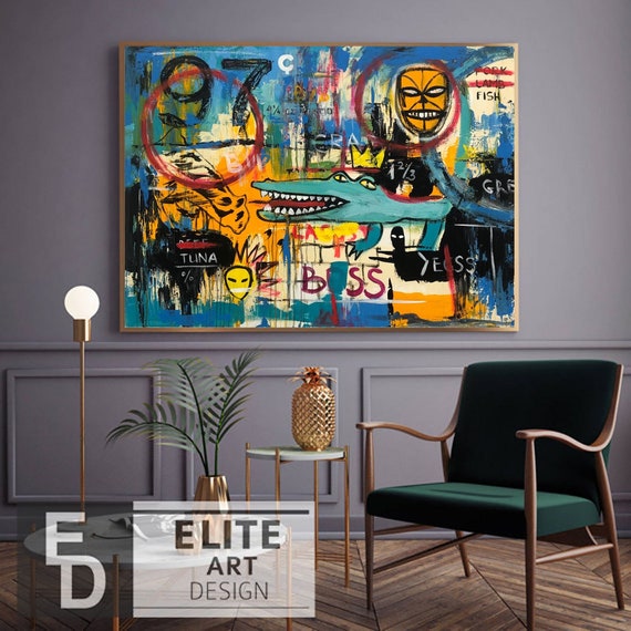 Style Moderne Wand Stil Wohnzimmer für auf Street Graffiti Kunst Leinwand Öl Moderne Kunstwerk Abstrakte Sonderbare Kunst Kunstwerk Malerei Malerei Einzigartige