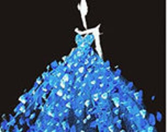 5D Diamond Painting Embroidery Kit Beautiful Wedding Dress Crystal Full Cross Stitch 50x60